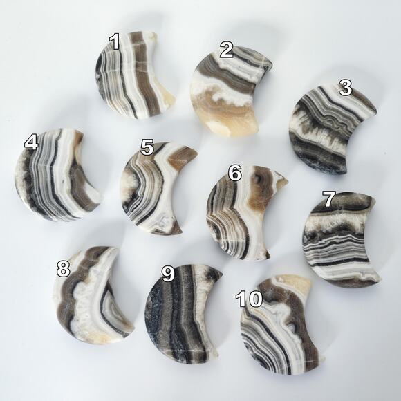 Coffee Calcite Heart Crystal Carving Grounding Crystals - Picture 10 of 10